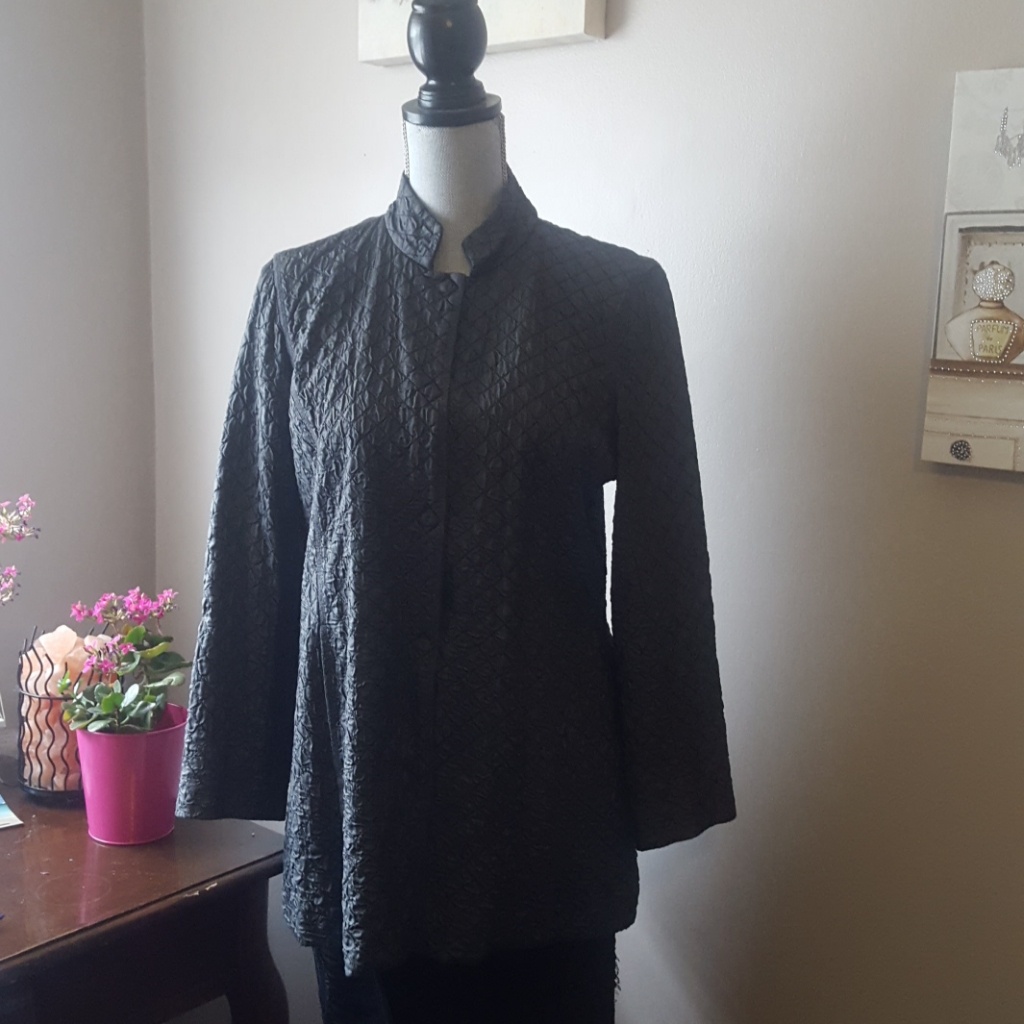 Quilted Collared Jacket